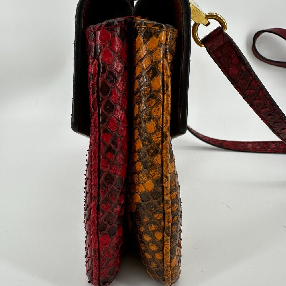 Gucci Python Thiara Medium Double-Sided Shoulder … - image 7